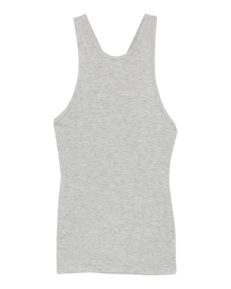 Nanushka Raisie ribbed-knit tank top - Grau Grau