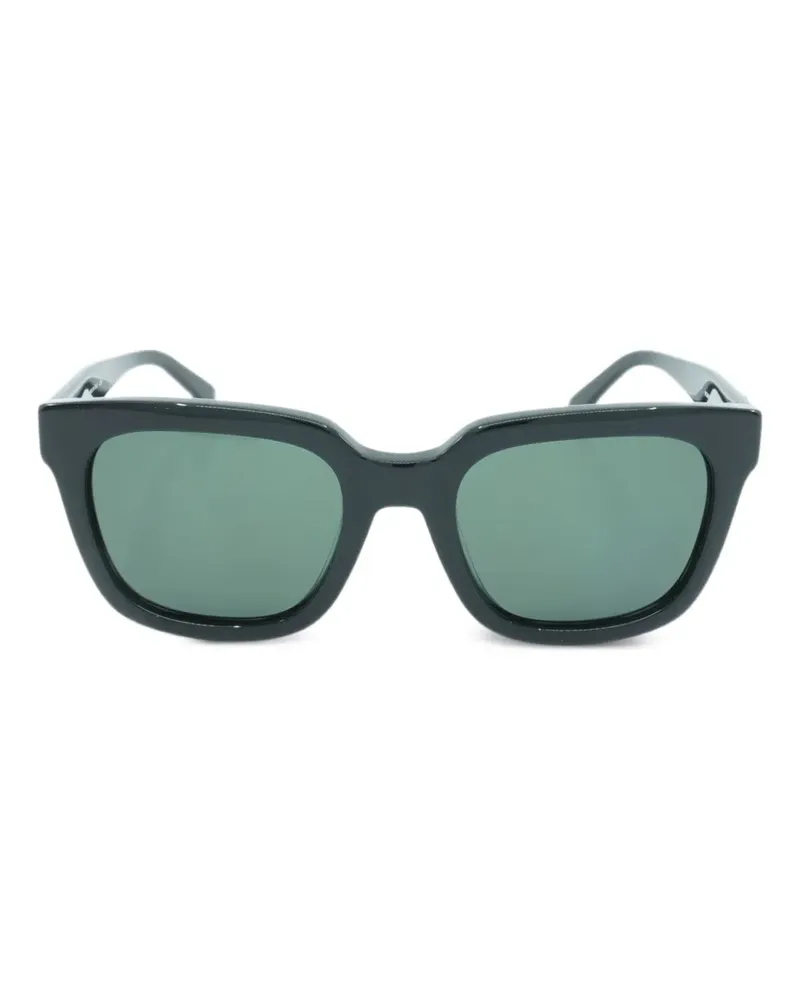 MCM Sonnenbrille mit eckigem Gestell - Schwarz Schwarz