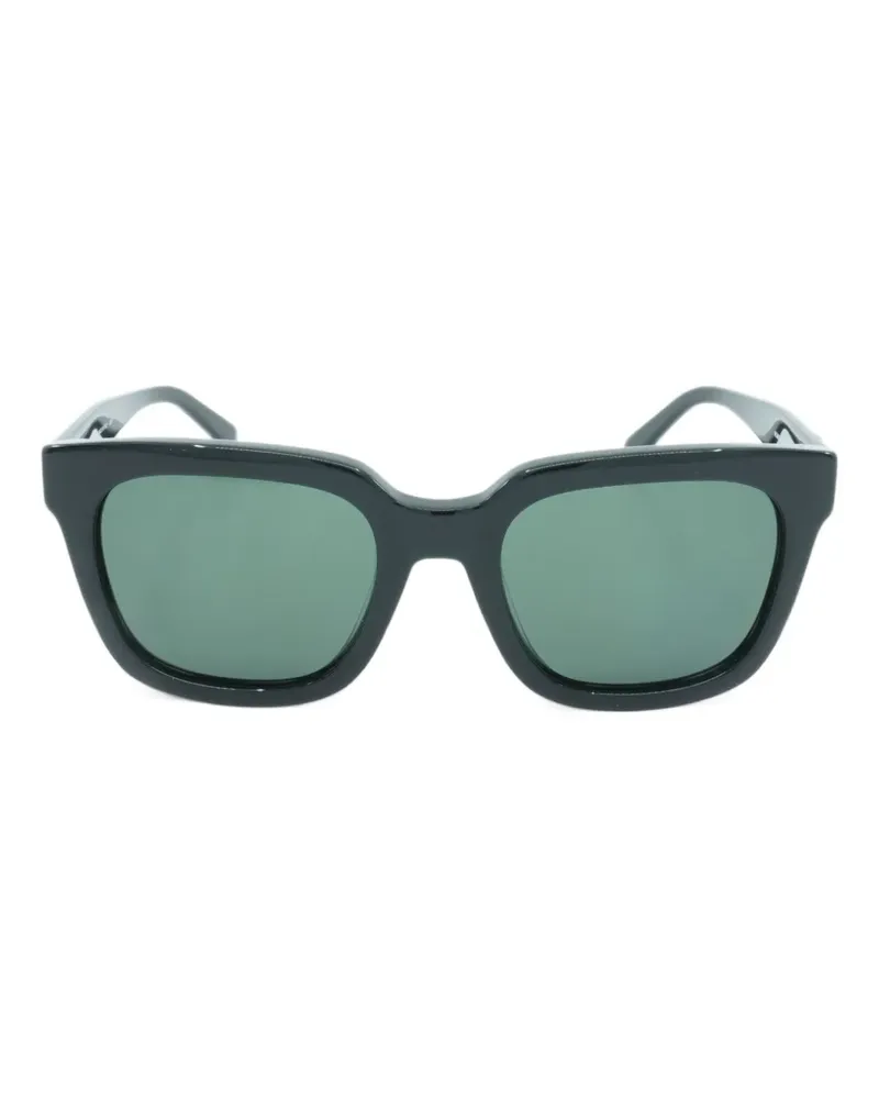 MCM Sonnenbrille mit eckigem Gestell - Schwarz Schwarz