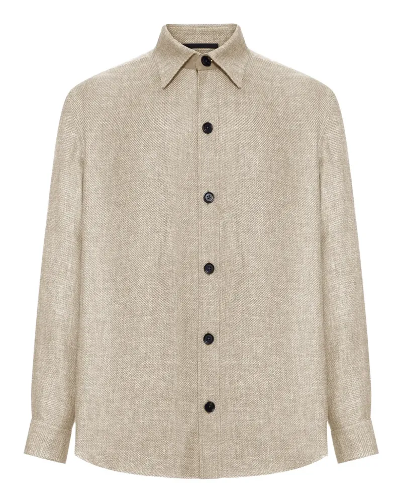 Ermenegildo Zegna long-sleeves shirt - Nude Nude