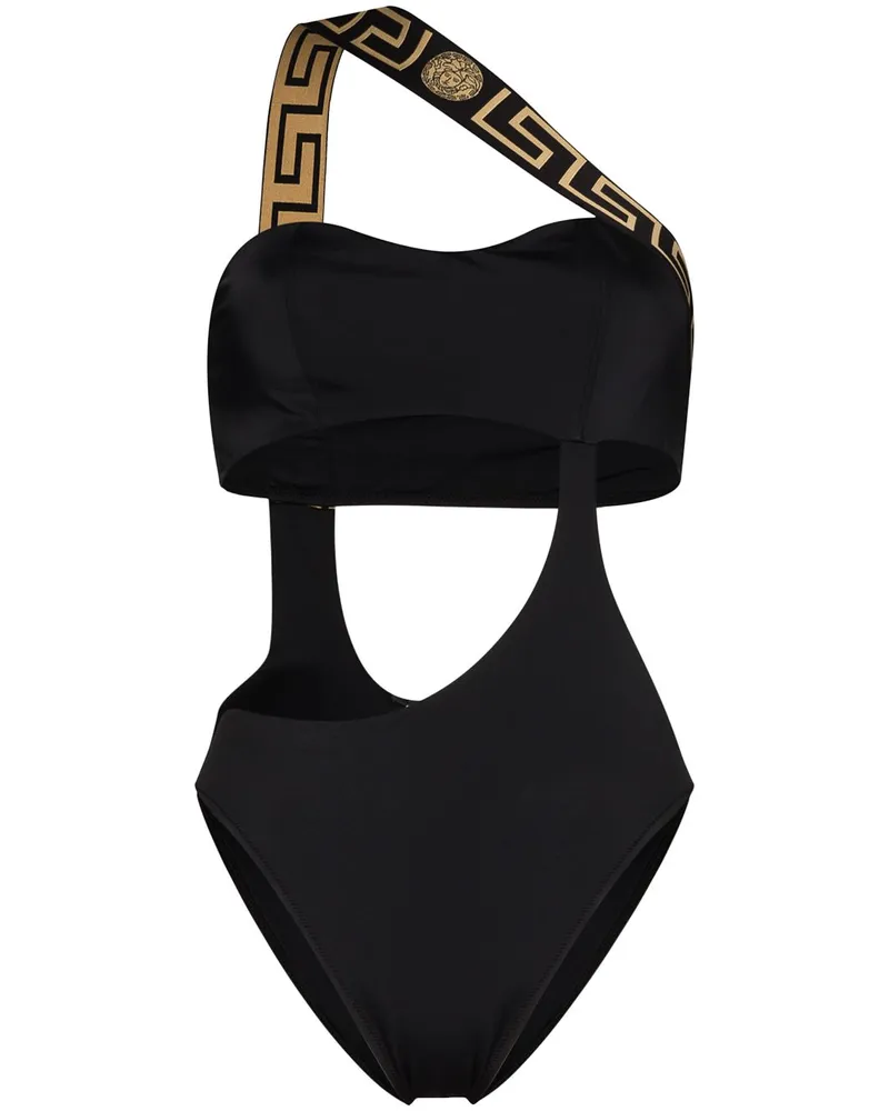Versace Greca Border swimsuit - Schwarz Schwarz