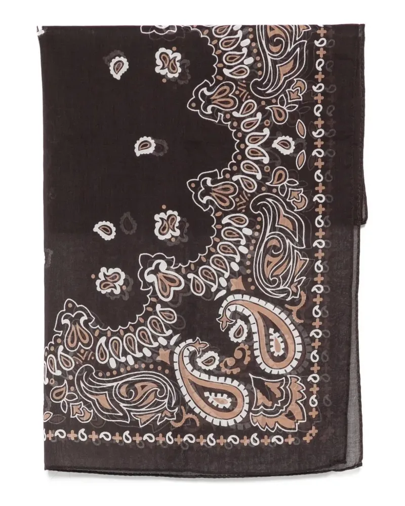 Destin Halstuch mit Paisley-Print - Braun Braun