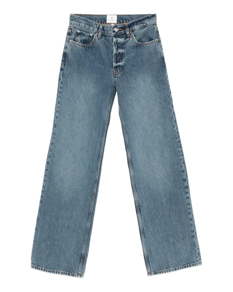Anine Bing button-fastening jeans - Blau Blau
