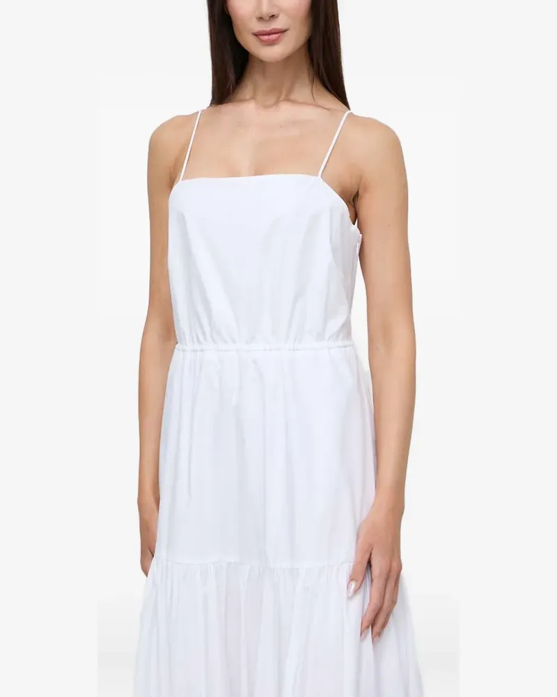IVY & OAK Gestuftes Kleid mit Spaghettiträgern - Weiß Weiß