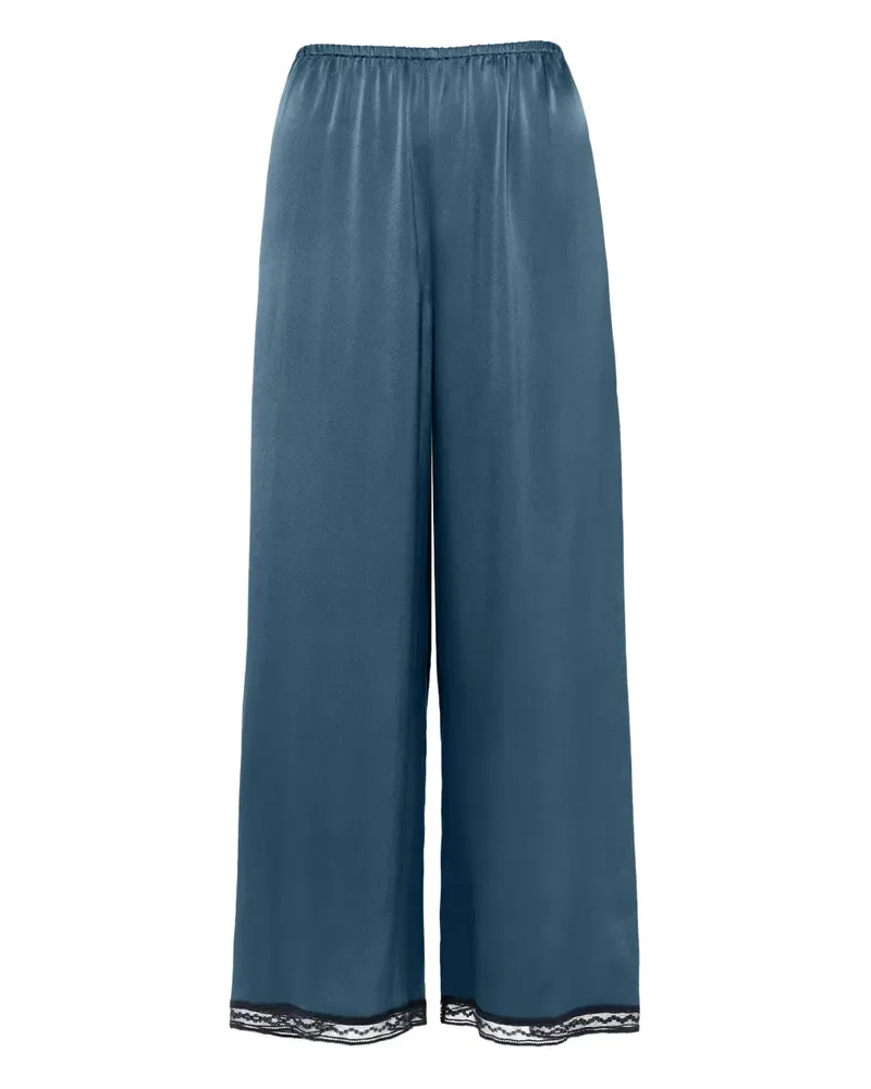 Eres Hose mit Spitzenborte - Blau Blau