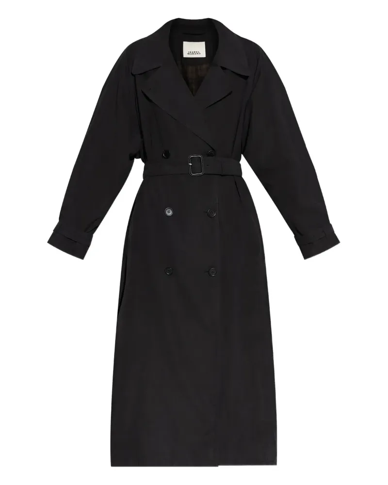 Isabel Marant Elea Trenchcoat - Schwarz Schwarz