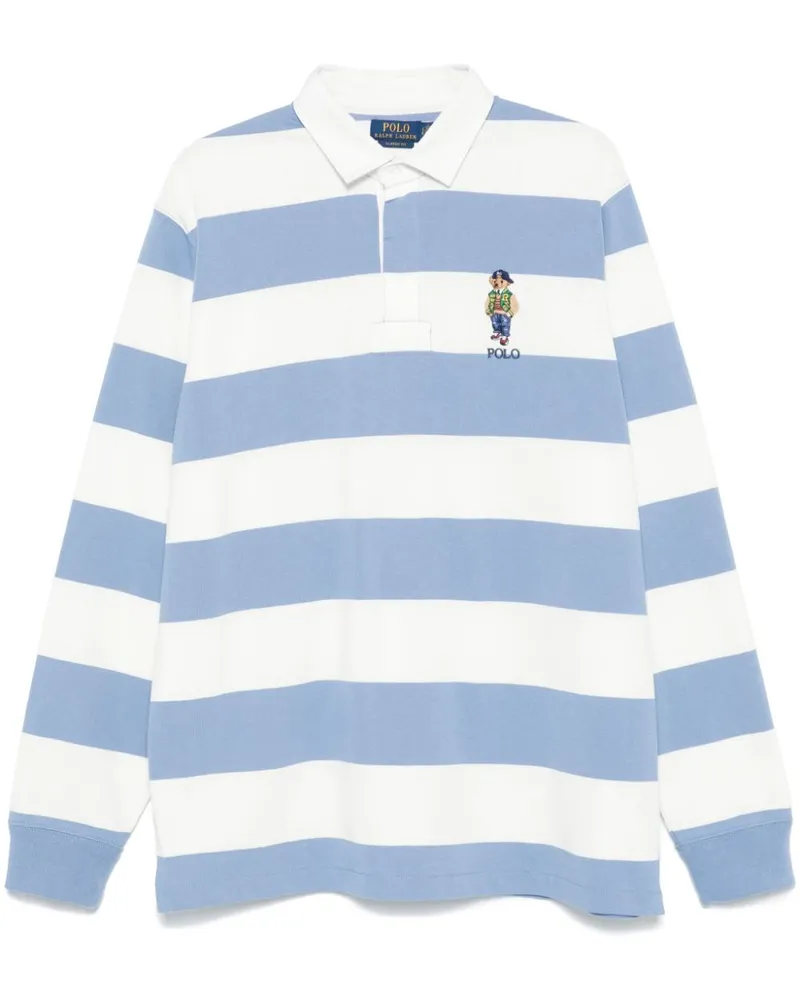 Ralph Lauren Poloshirt mit Polo Bear-Stickerei - Blau Blau