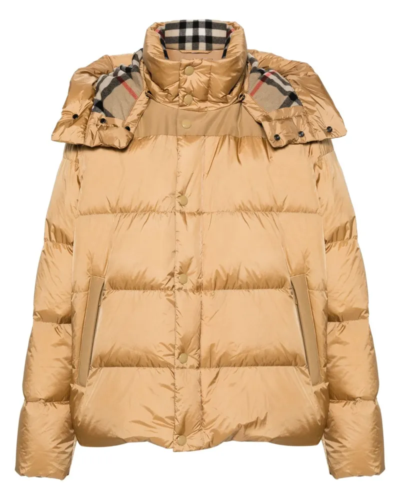Burberry Gefütterte Kapuzenjacke - Braun Braun