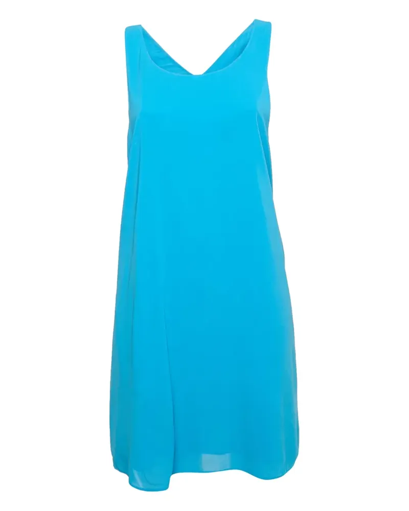 Alice + Olivia Ärmelloses Seidenkleid - Blau Blau