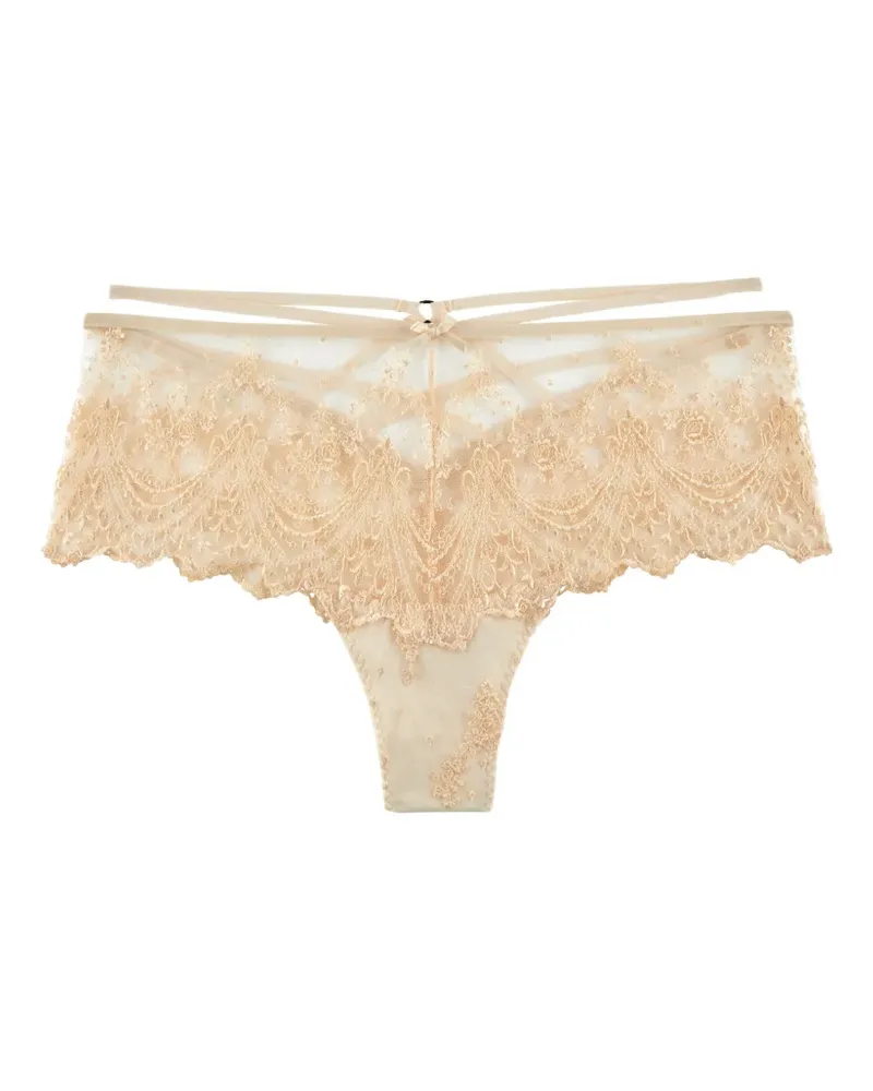 Aubade Écrin Noir Slip mit Spitzenstickerei - Nude Nude