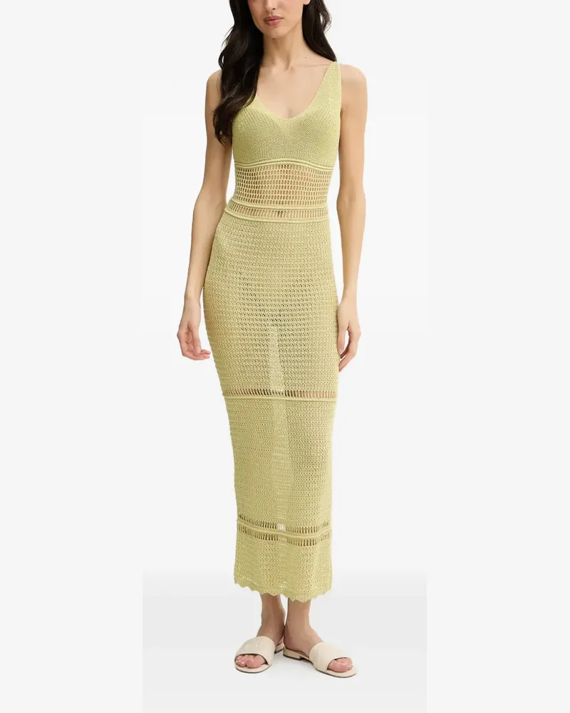 Guess openwork knitted maxi dress - Grün Grün