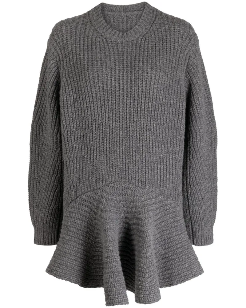 JNBY Pullover mit tiefen Schultern - Grau Grau
