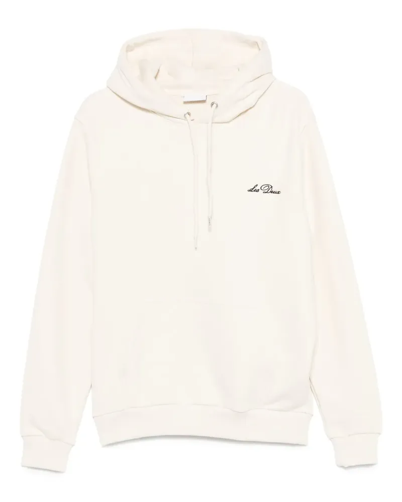 LES DEUX Diaz Hoodie mit Stickerei - Nude Nude