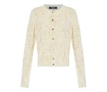 Gemusterter Cardigan - Nude