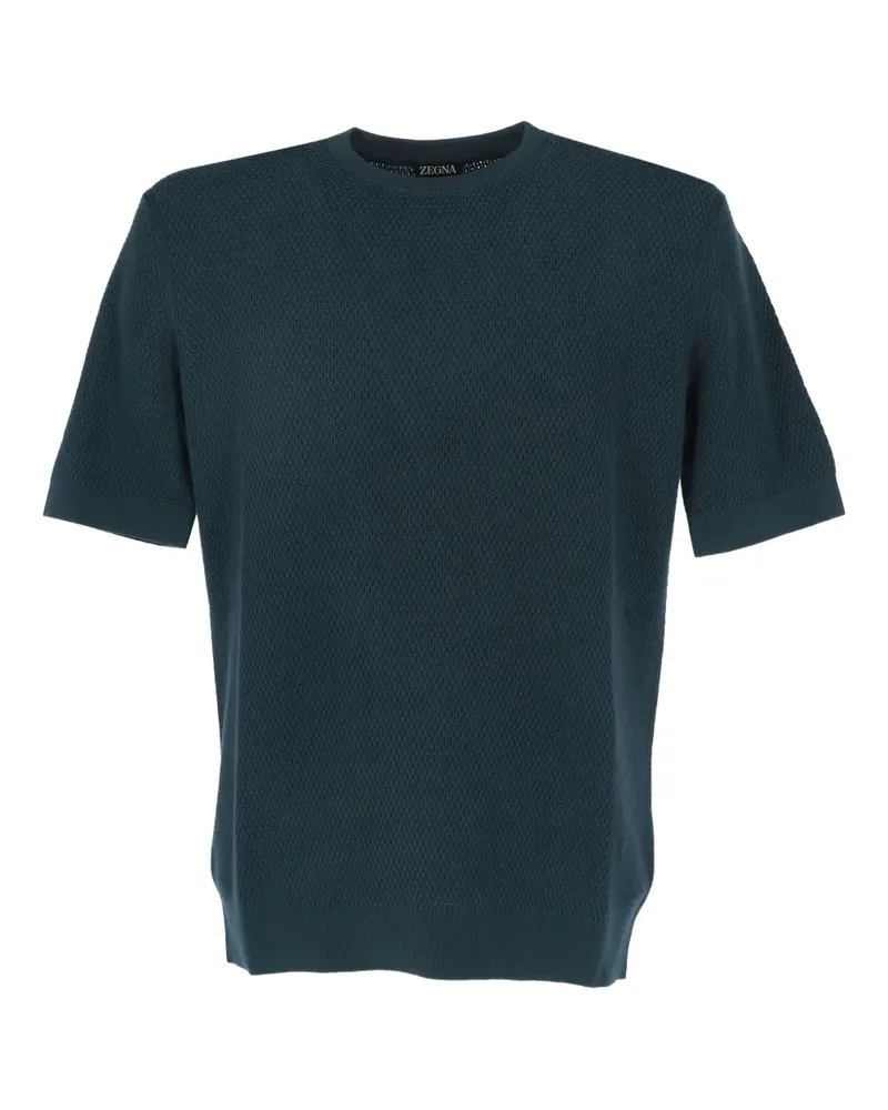Ermenegildo Zegna Klassisches T-Shirt - Blau Blau