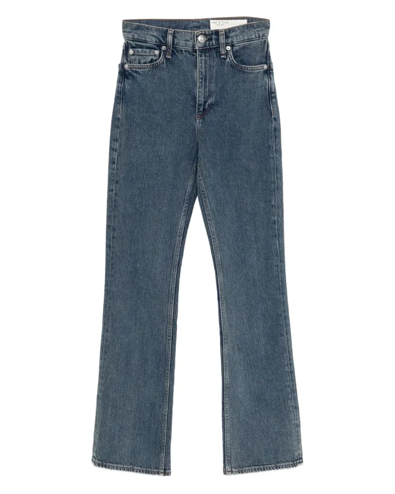Rag & Bone Hoch sitzende Peyton Bootcut-Jeans - Blau Blau