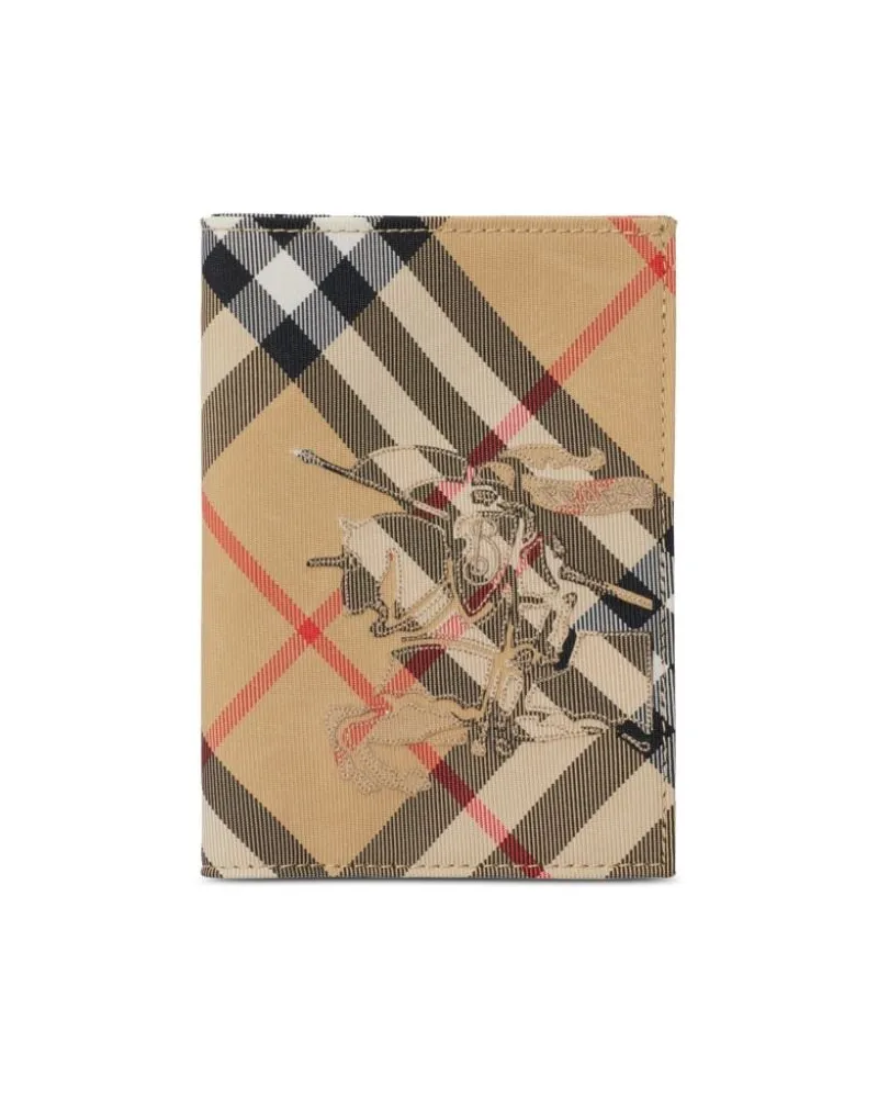 Burberry Kartenetui mit House-Check - Nude Nude