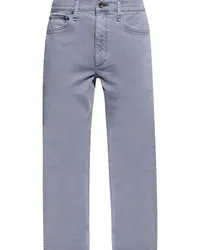 Rag & Bone Halbhohe Straight-Leg-Jeans Blau