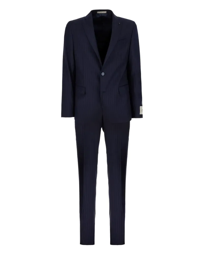 Corneliani Anzug mit Nadelstreifen - Blau Blau