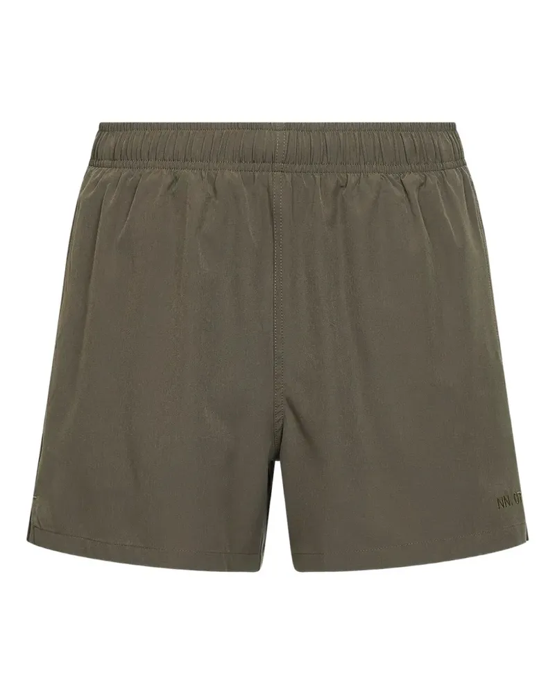 NN 07 Holiday logo-embroidered swim shorts - Grün Grün