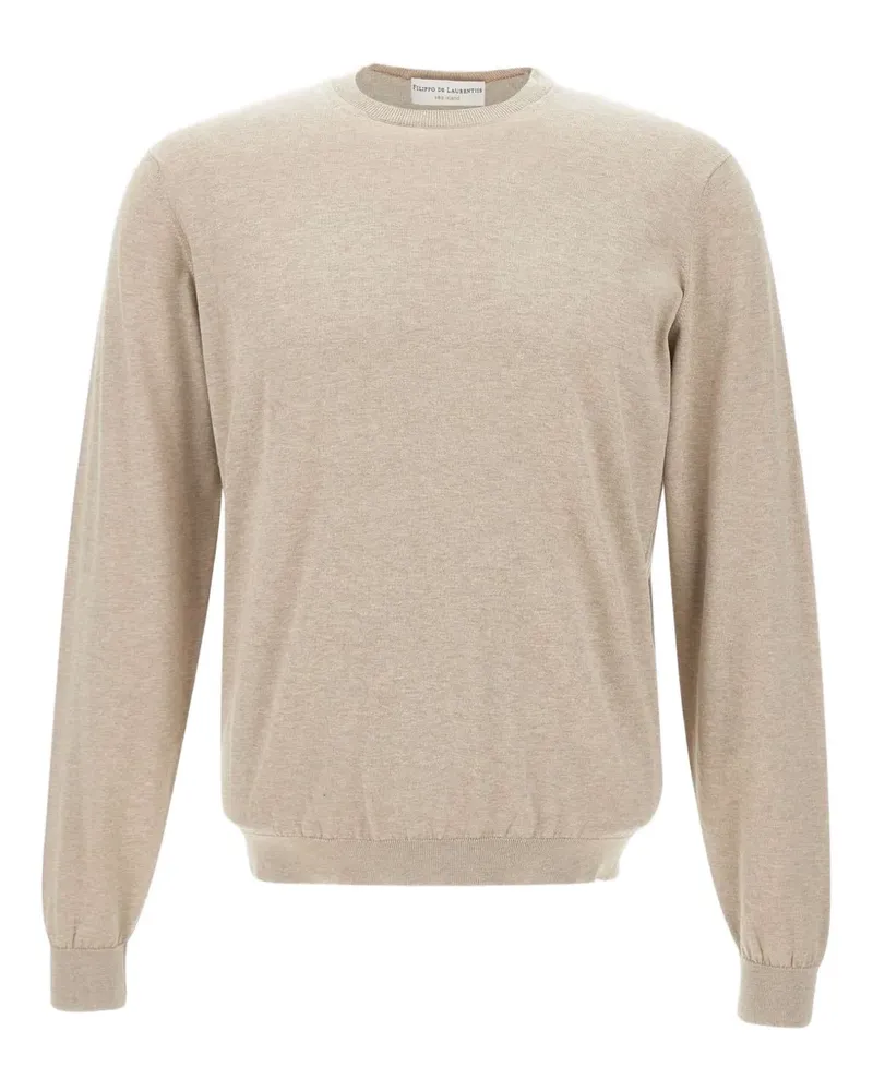 Filippo de Laurentiis Pullover mit rundem Ausschnitt - Nude Nude