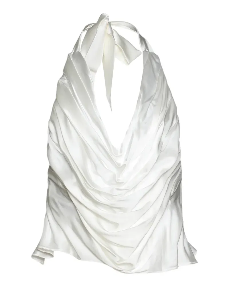 DI PETSA Lunar draped top - Weiß Weiß