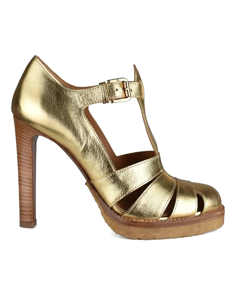 Ralph Lauren Kayda Sandalen mit Metallic-Schnalle - Gold Gold