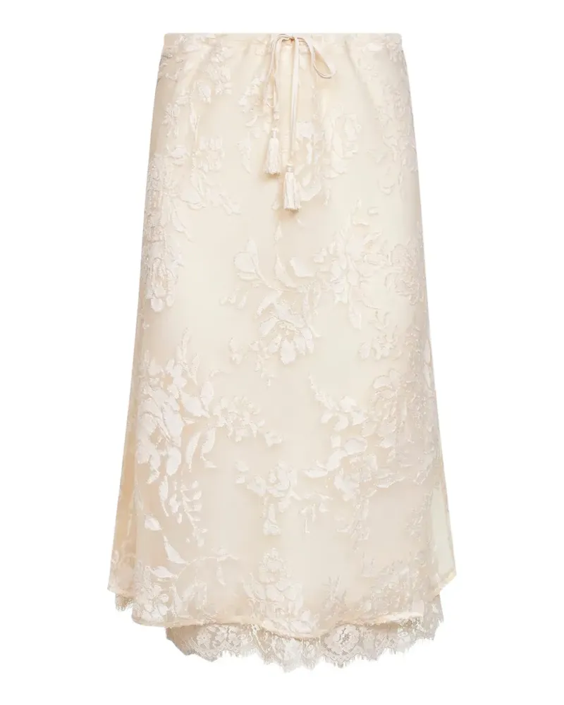 Ermanno Scervino ramie midi skirt - Nude Nude