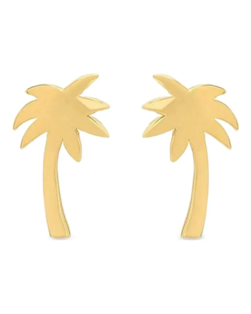 Jennifer Meyer Mini 18kt Palm Tree Gelbgoldohrringe Gold