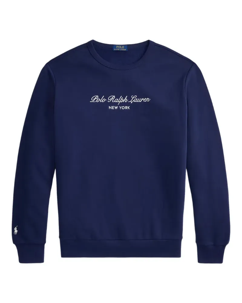 Ralph Lauren logo-embroidered crew-neck sweatshirt - Blau Blau