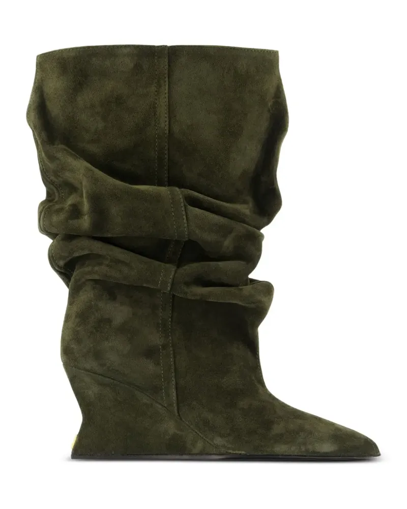 Balmain wedge ankle boots - Grün Grün