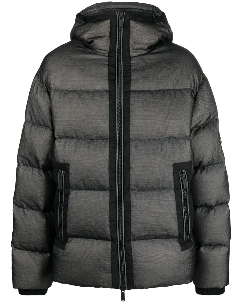 Dsquared2 Gefütterte Jacke mit Reißverschluss - Schwarz Schwarz