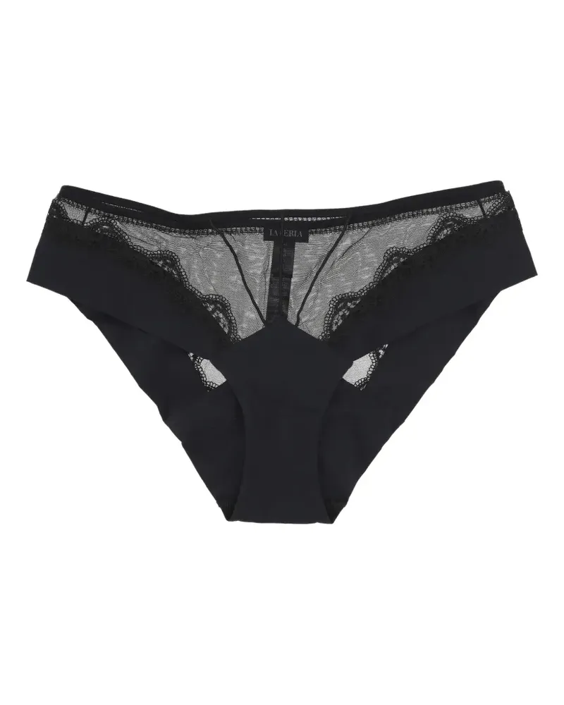 La Perla lace-detail briefs - Schwarz Schwarz