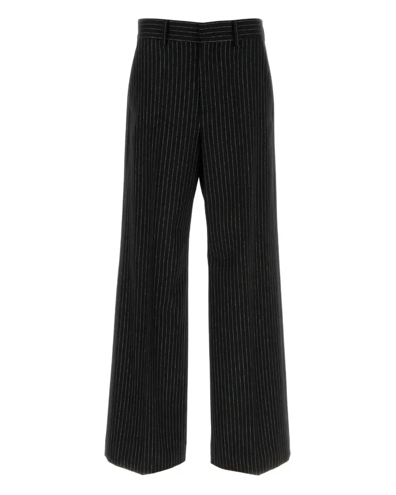 Valentino Garavani Hose mit Nadelstreifen - Schwarz Schwarz