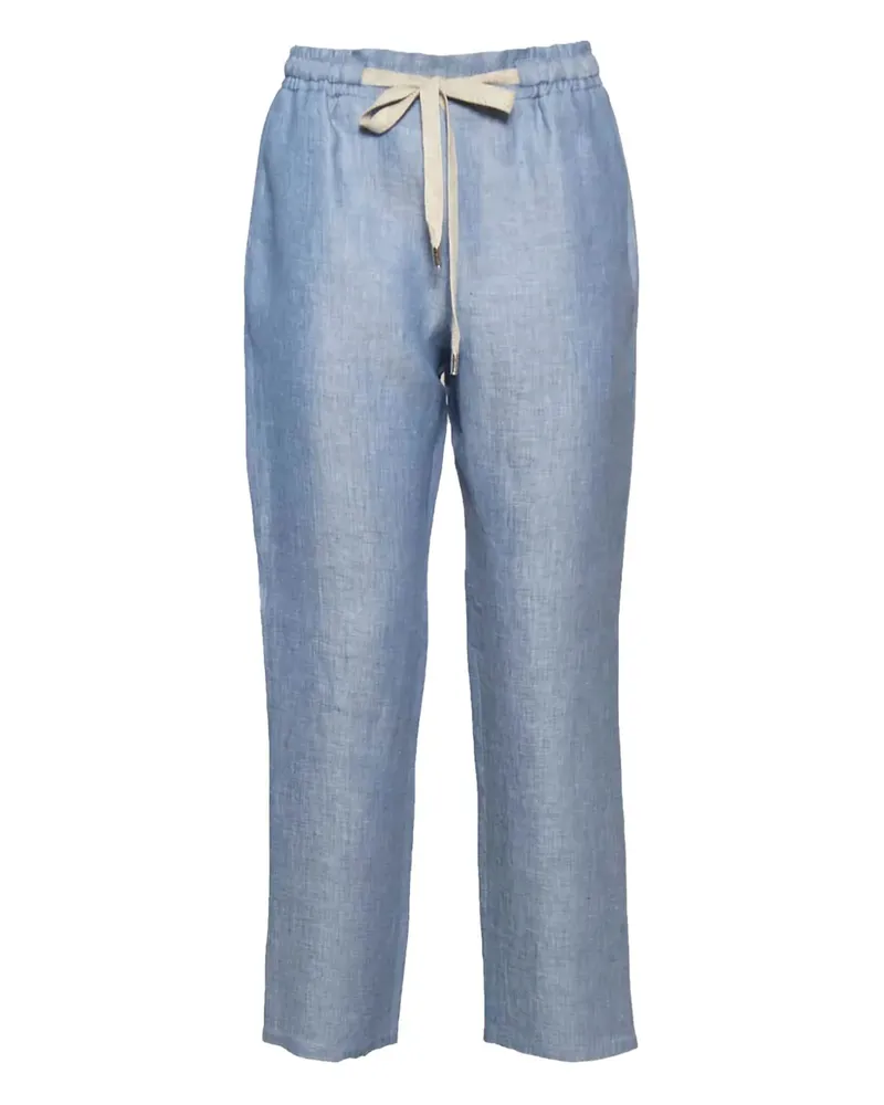 BARBA Hose mit Kordelzug - Blau Blau