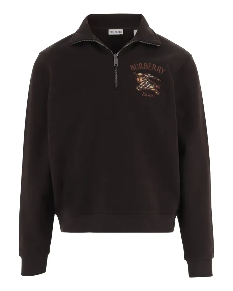 Burberry Sweatshirt mit Knight Check - Braun Braun