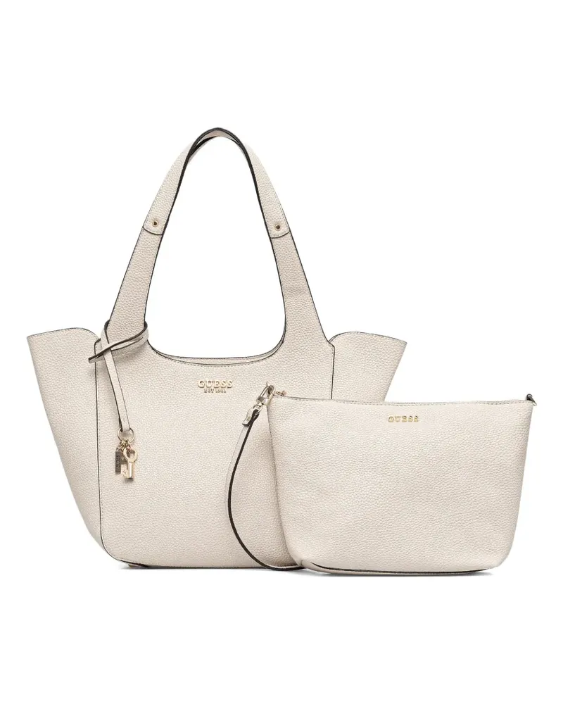 Guess Shopper mit Logo - Nude Nude