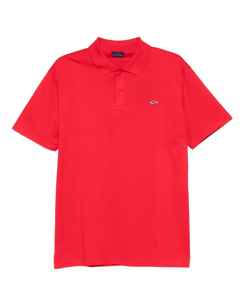 Paul & Shark short-sleeve logo-detail polo shirt - Rot Rot