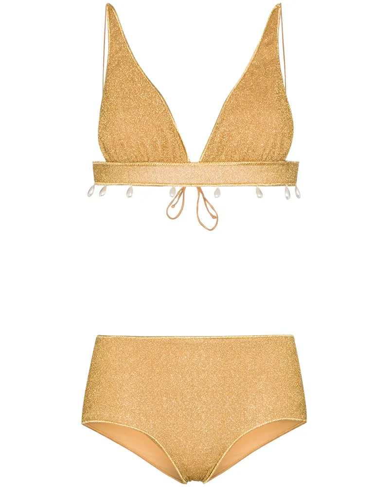 Oséree Lumière' Triangel-Bikini - Gold Gold
