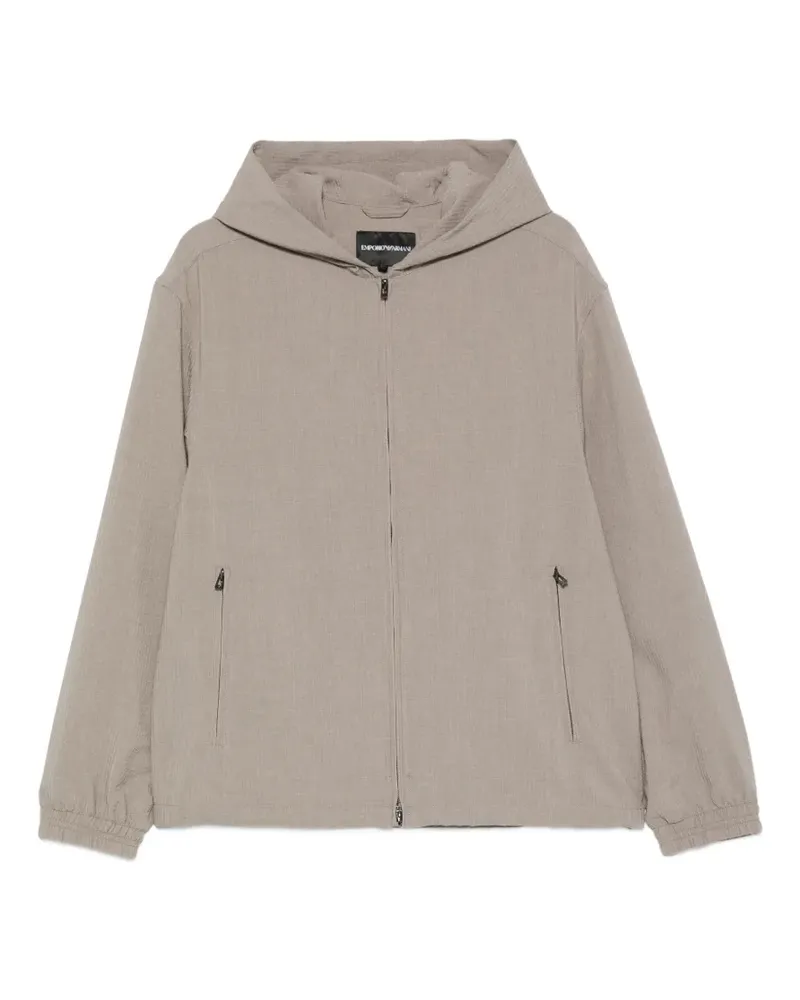 Emporio Armani Kapuzenjacke mit Reißverschluss - Grün Grün