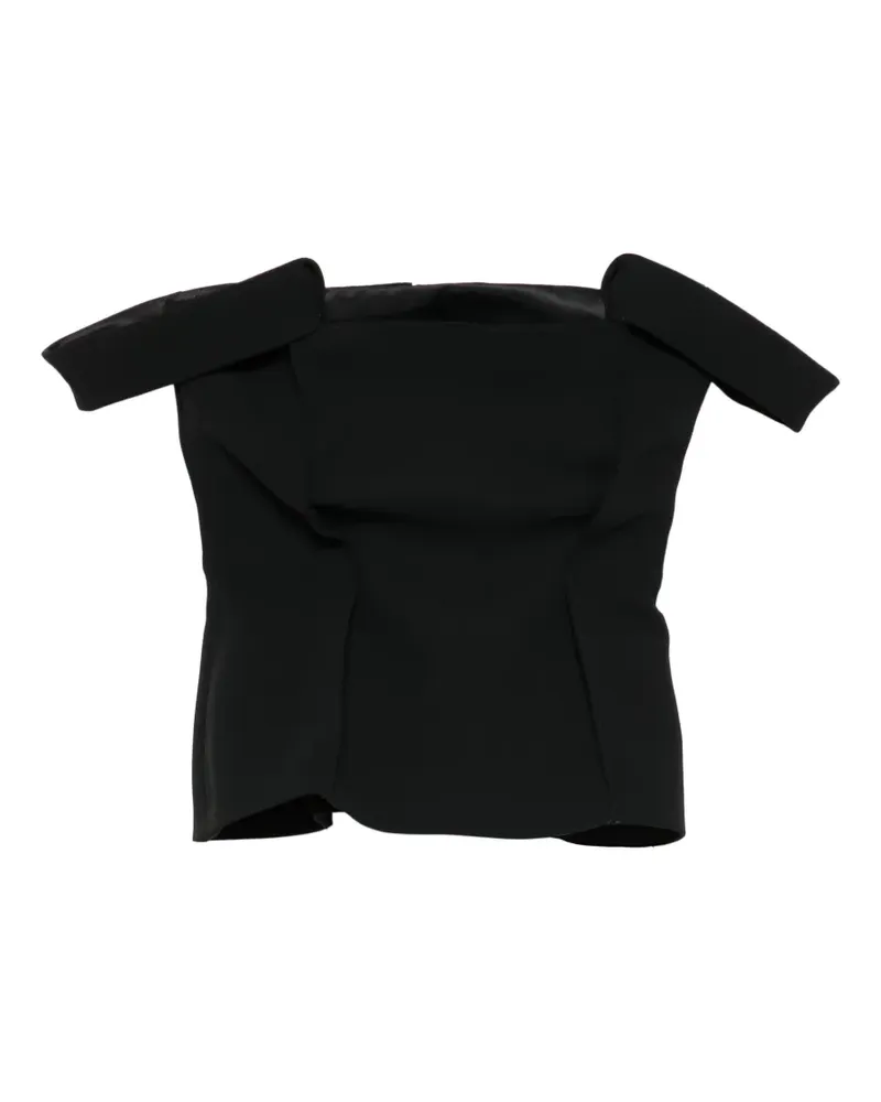 KHAITE Vasmina Bluse - Schwarz Schwarz