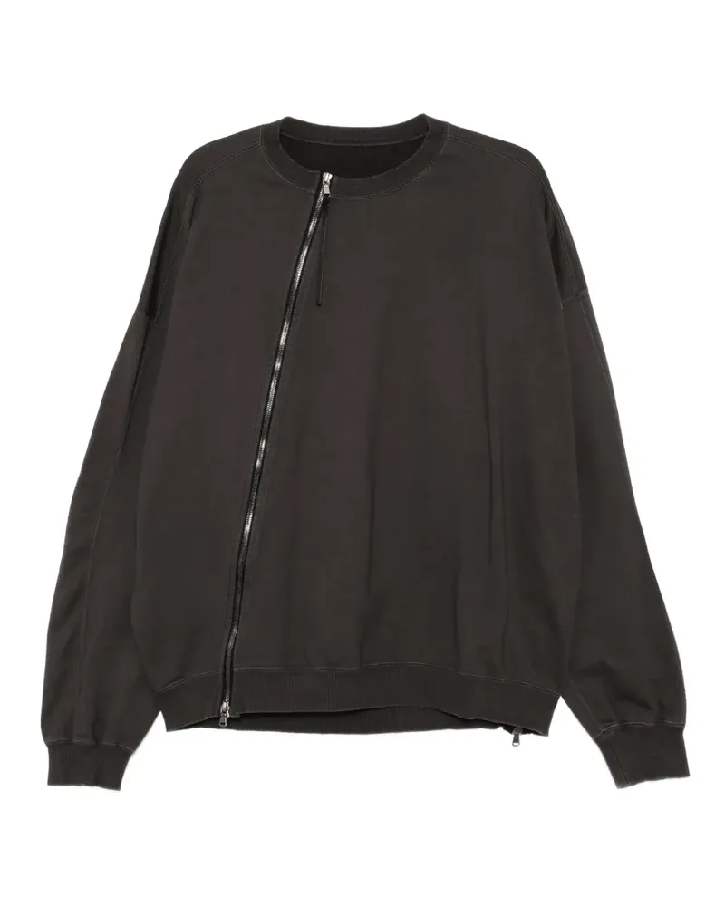 The Viridi-anne sweat zip-up cardigan - Grau Grau