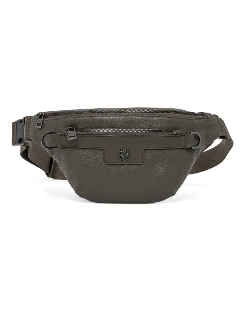 HUGO BOSS Gürteltasche aus Faux-Leder - Grün Grün