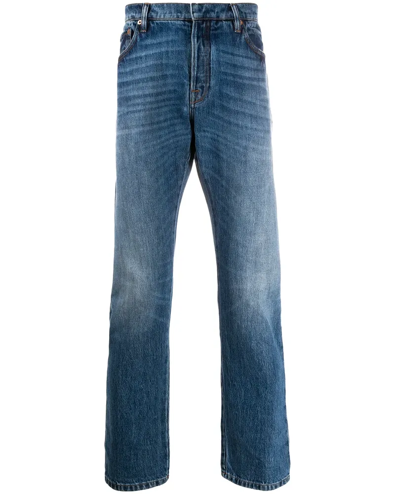 Valentino Garavani Schmale Jeans - Blau Blau