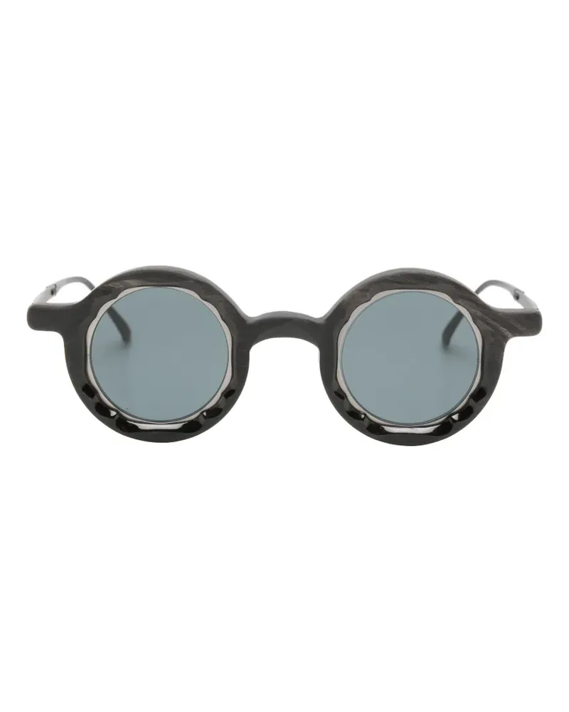 RIGARDS round-frame sunglasses - Schwarz Schwarz