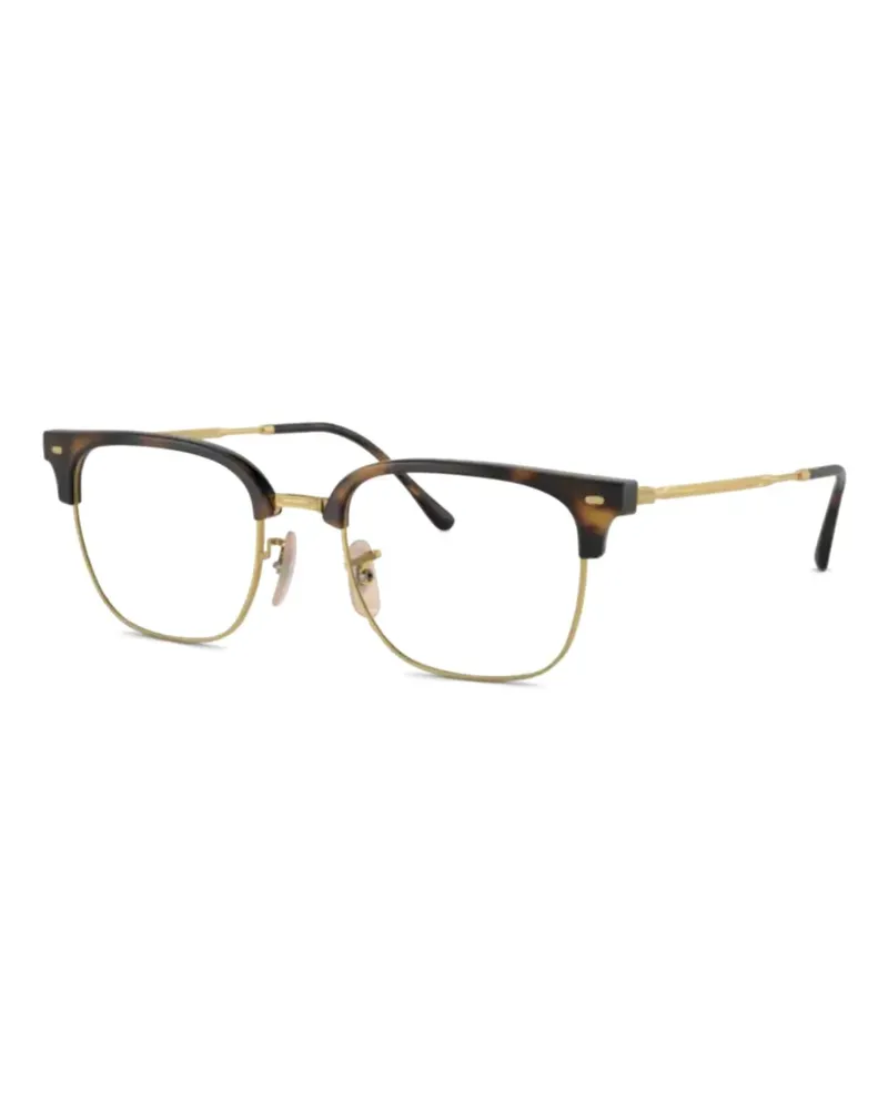 Ray Ban Brille mit eckigem Gestell - Braun Braun