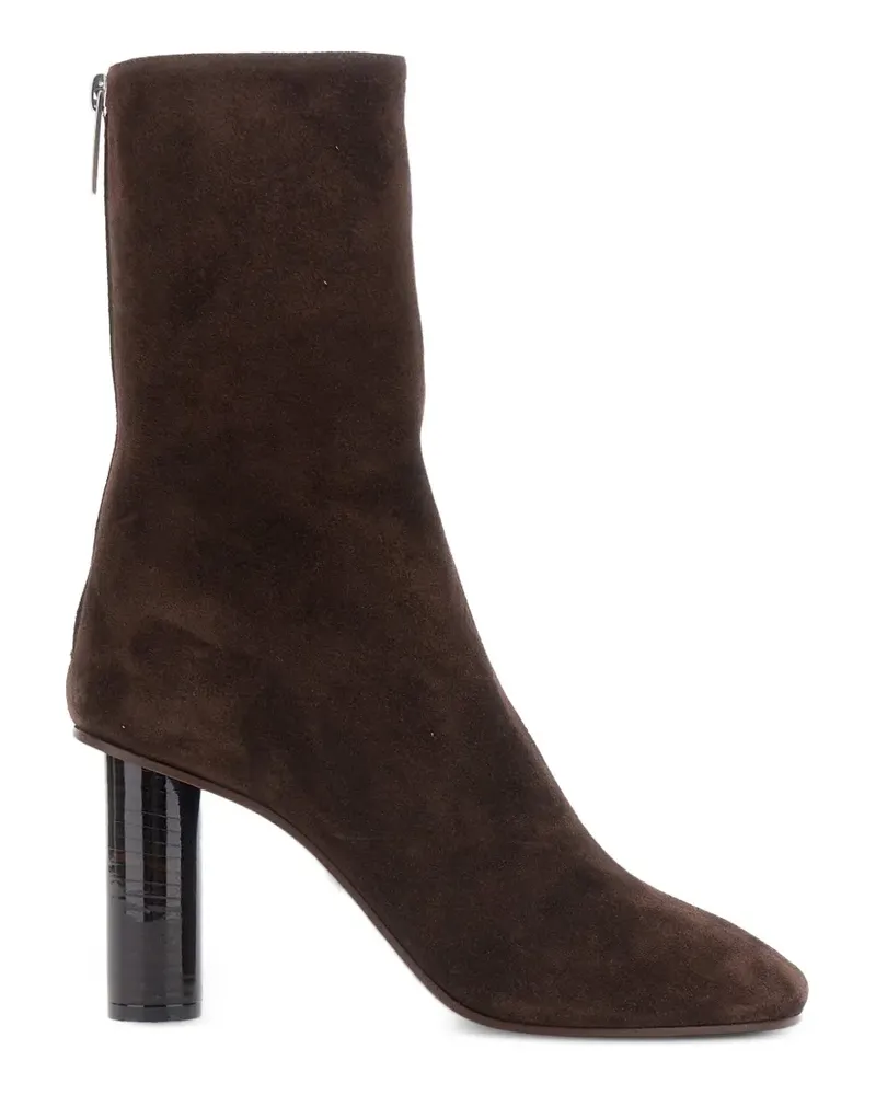 Paris Texas Alice croc-effect block-heel ankle boots - Braun Braun