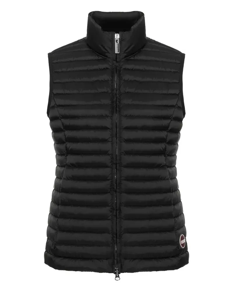 Colmar quilted zip gilet - Schwarz Schwarz