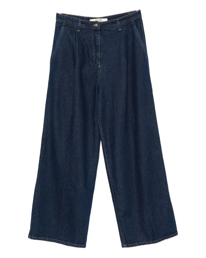 ..,merci pleated jeans - Blau Blau