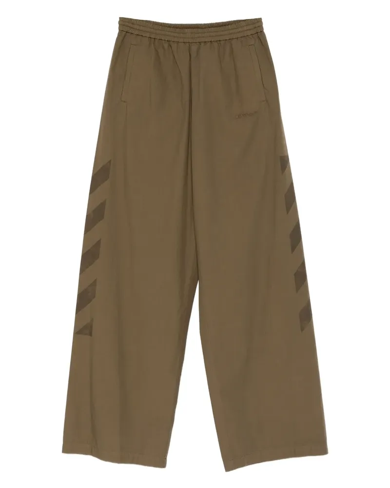 OFF-WHITE Hose mit elastischem Bund - Grün Grün